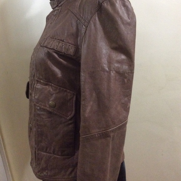 💗True Religion World Tour Rocker leather jacket💗 - Picture 6 of 16